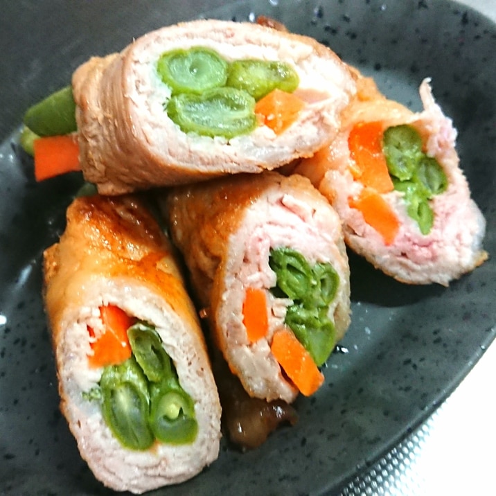 お弁当、夕飯、おつまみに!野菜肉巻き